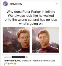 no idea tom holland