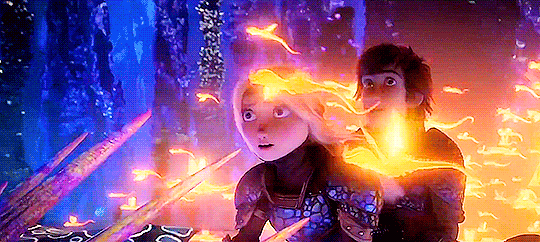 astrid and hiccup, the hidden world