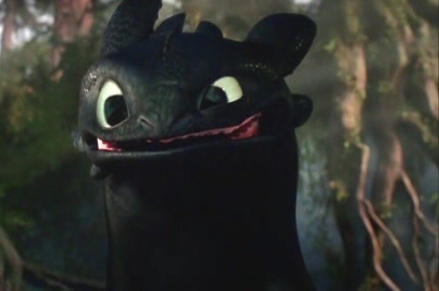 smiling toothless
