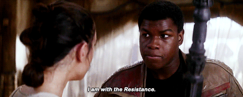 finn i am with the resistance