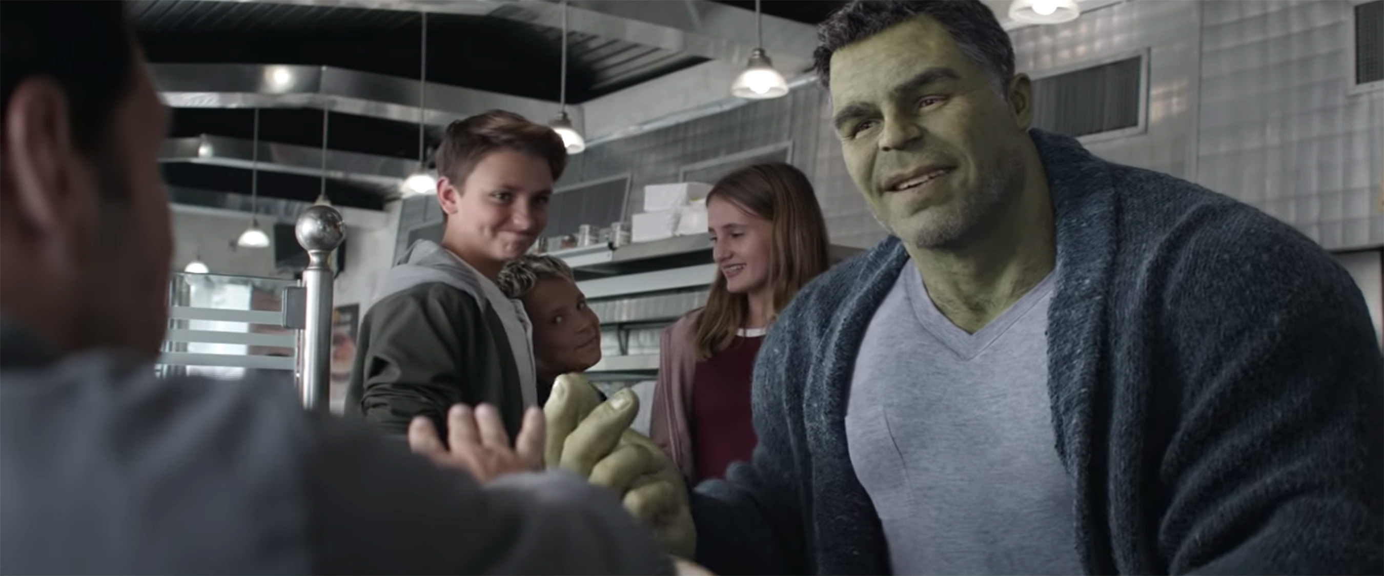 hulk at teh diner