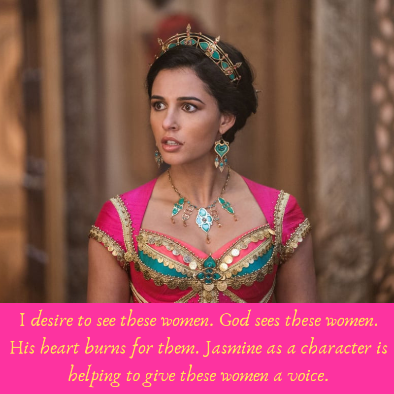 jasmine giving a voice