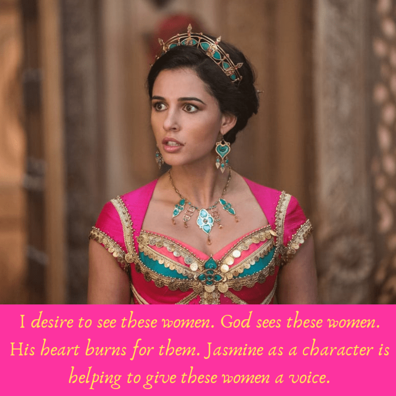 jasmine giving a voice