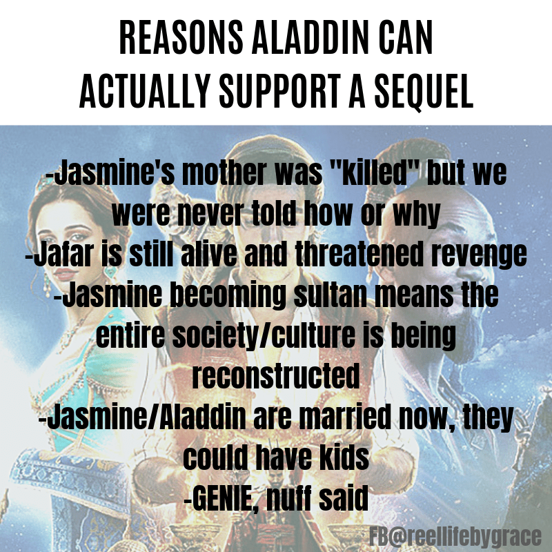REASONS ALADDIN CAN ACTUALLY SUPPORT A SEQUEL